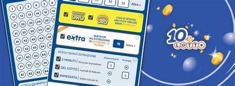 Come si gioca al 10eLotto e il regolamento .